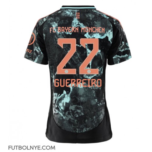 Camiseta Bayern Munich Raphael Guerreiro #22 Visitante Equipación para mujer 2024-25 manga corta